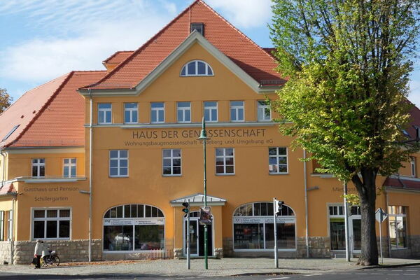 Die Geschäftsstelle der WBG Radeberg