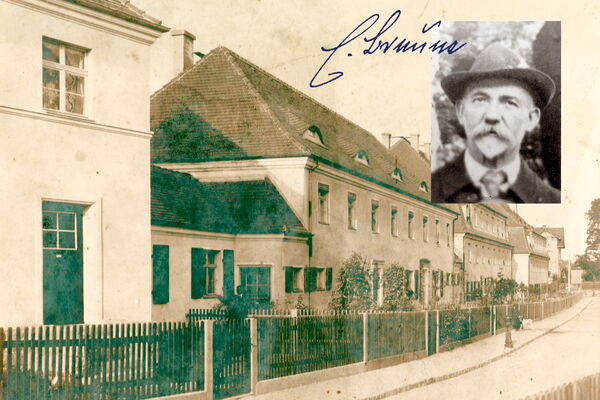 Die Gartenstraße in der später nach Ernst Braune benannten Siedlung