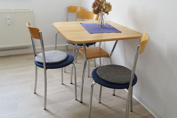 Essplatz in unserer Gästewohnung